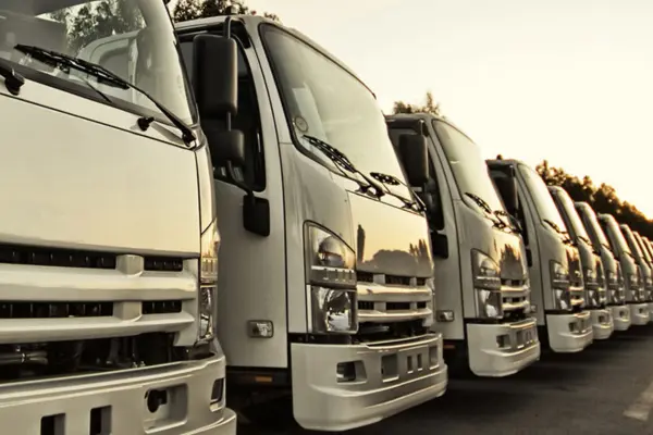 mid size Fleet of vehicles